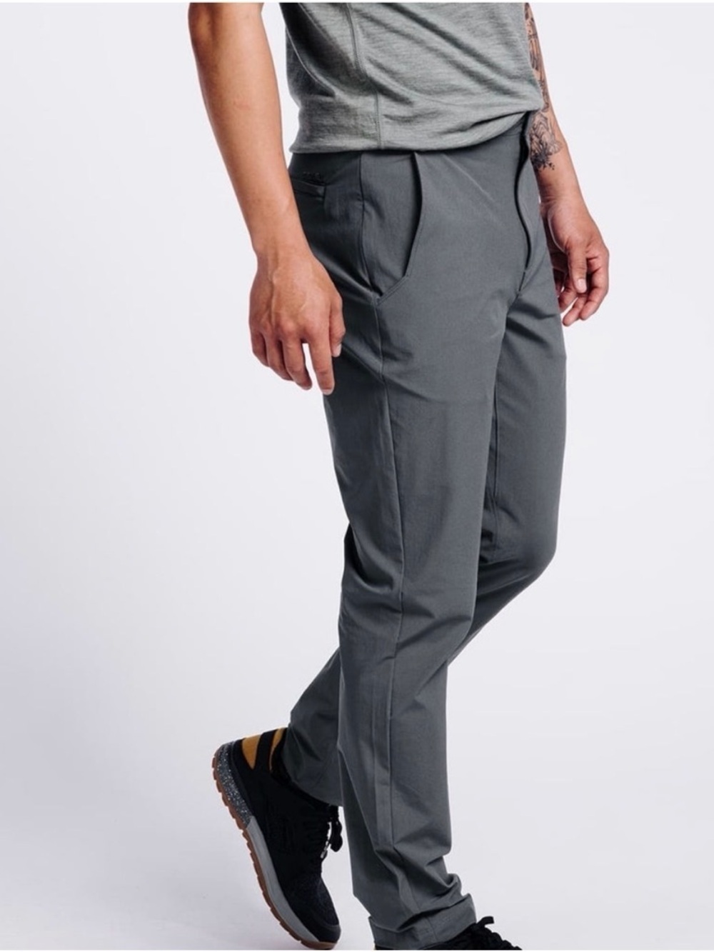 Men's Gray Insect Repellent Teren No Fly Zone Traveler Pant
